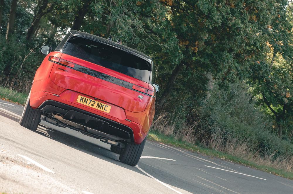 Range Rover Sport rear cornering