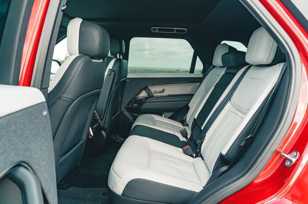 Range Rover Sport interior back seats
