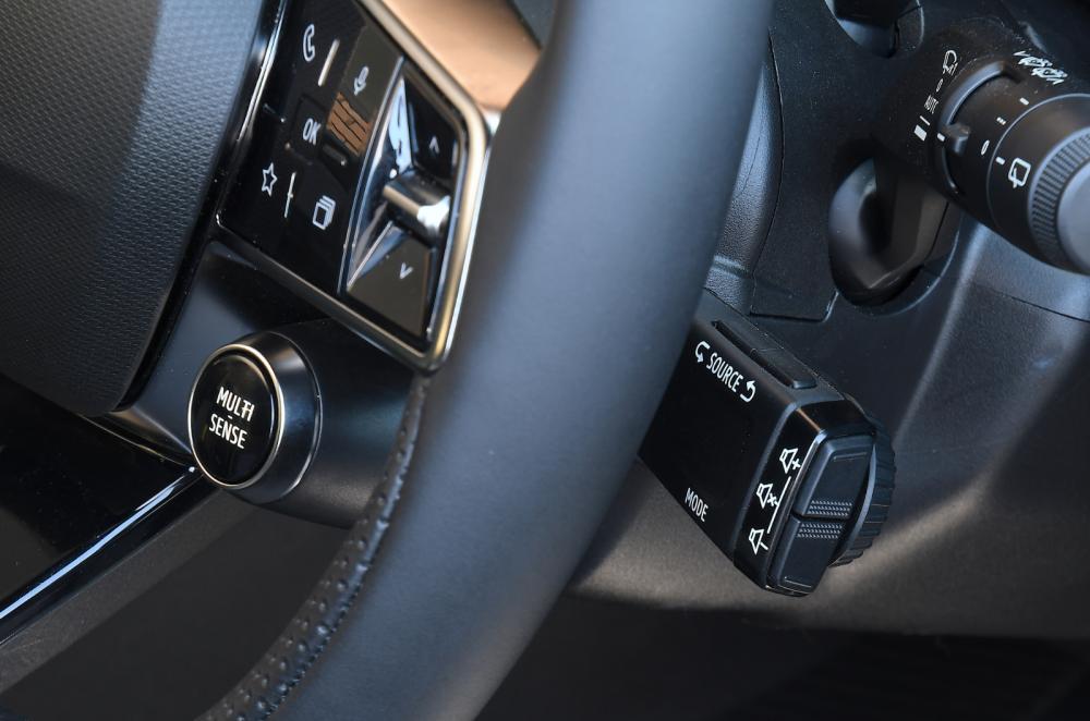 Renault 4 steering wheel detail