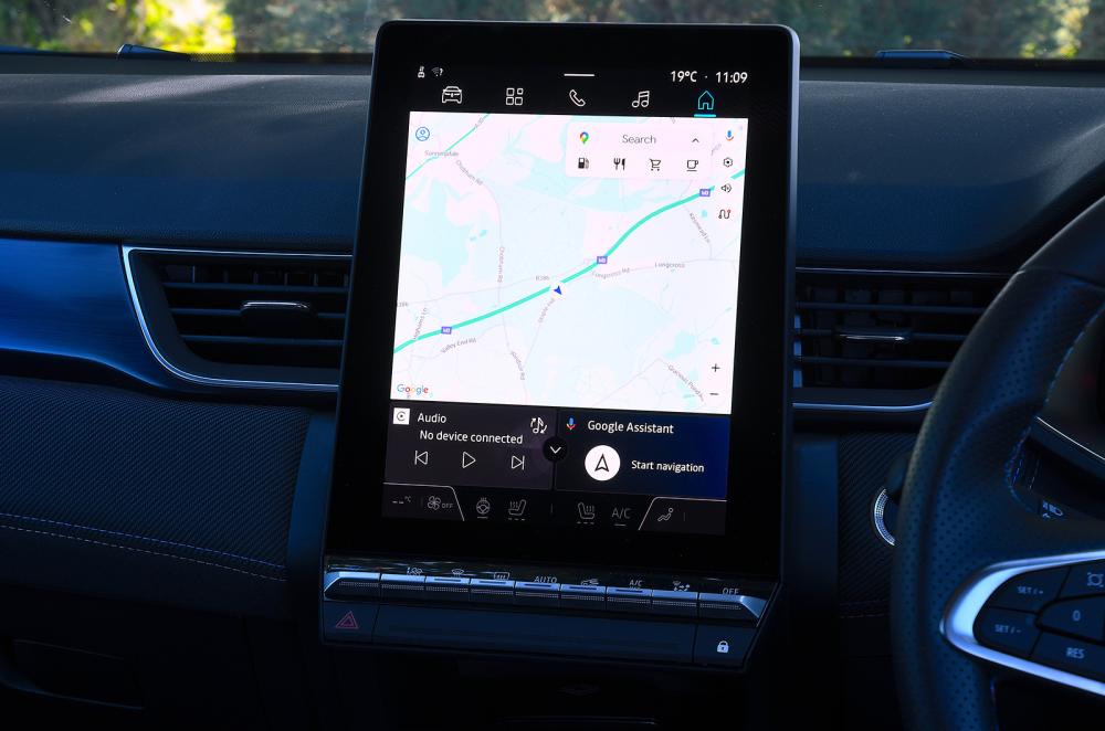 Renault Captur touchscreen