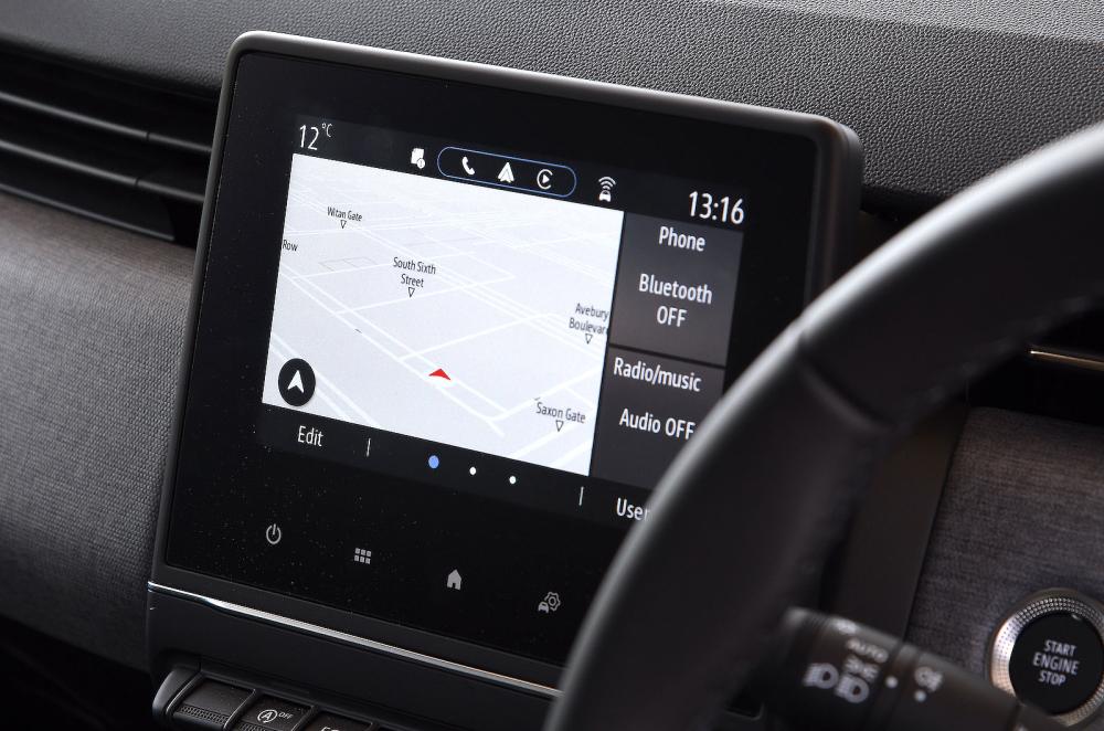 Renault Clio infotainment touchscreen
