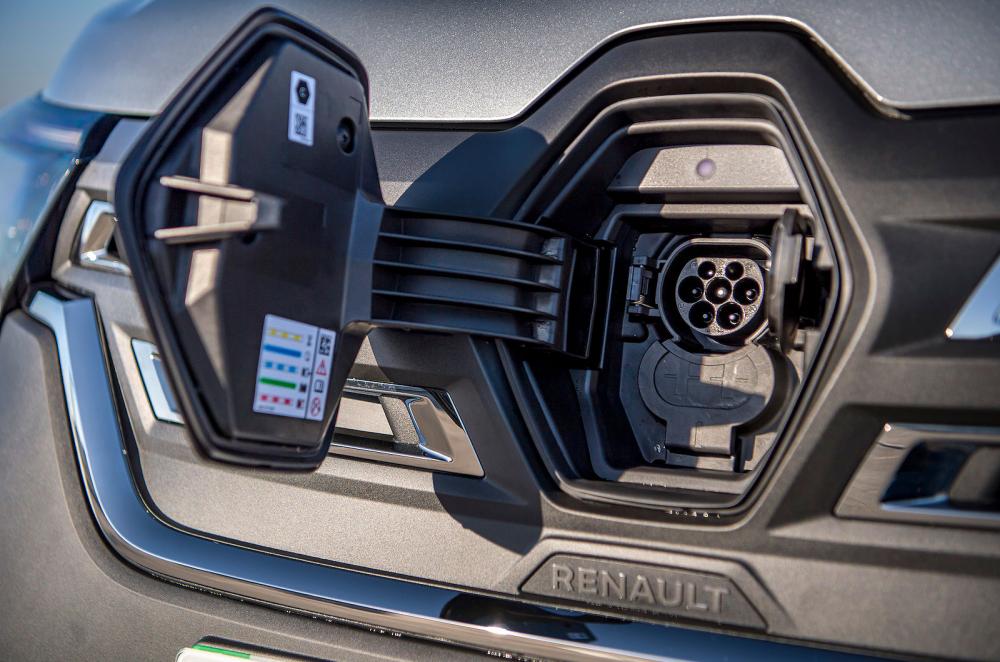 Renault Kangoo E-Tech charging socket detail