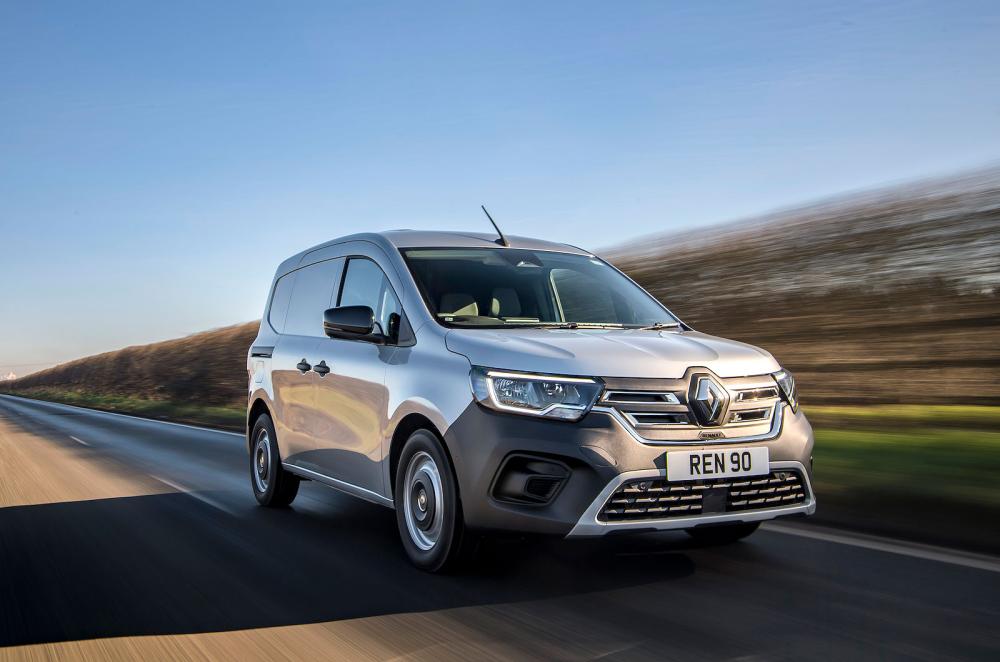 Renault Kangoo E-Tech front right driving