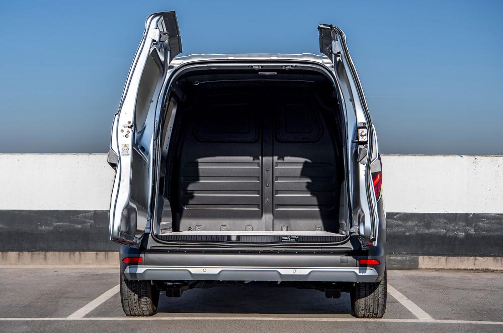 Renault Kangoo E-Tech load bay doors open