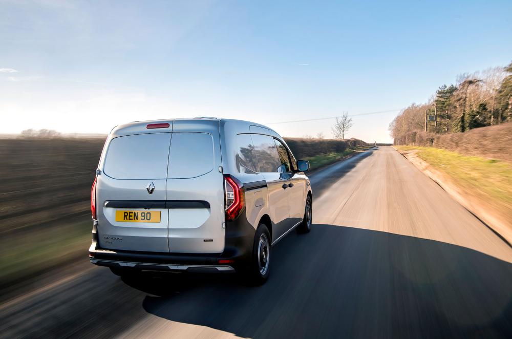 Renault Kangoo E-Tech rear right tracking