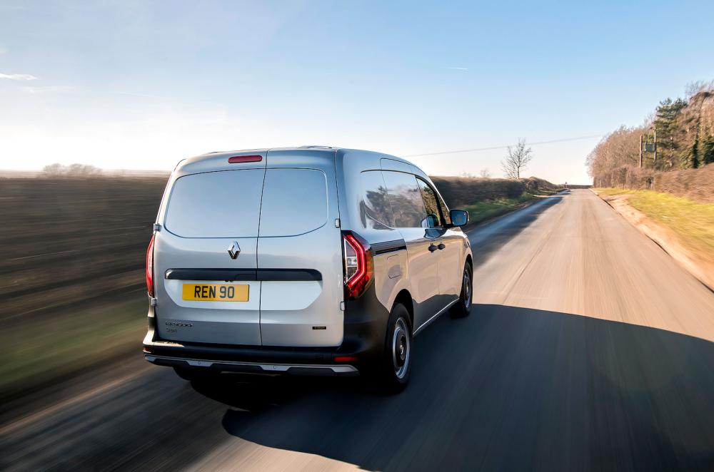 Renault Kangoo E-Tech rear right driving