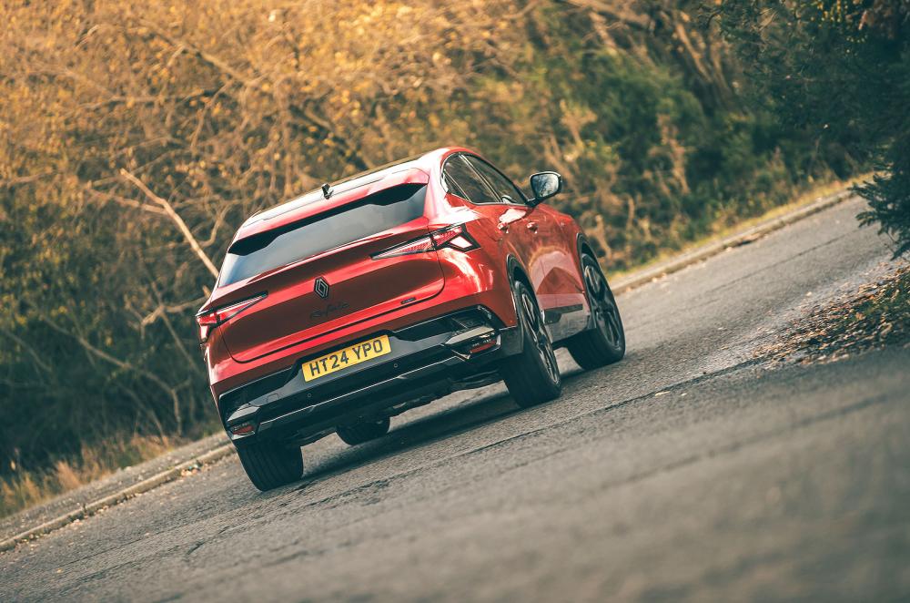 Renault Rafale rear cornering