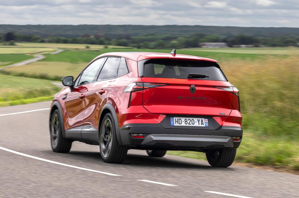 Renault Symbioz rear cornering