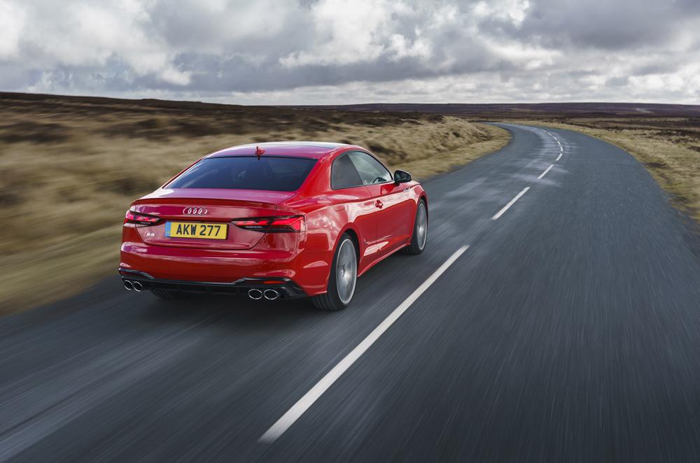 Audi S5 rear right driving