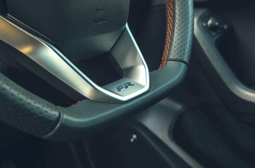 Seat Ateca steering wheel detail
