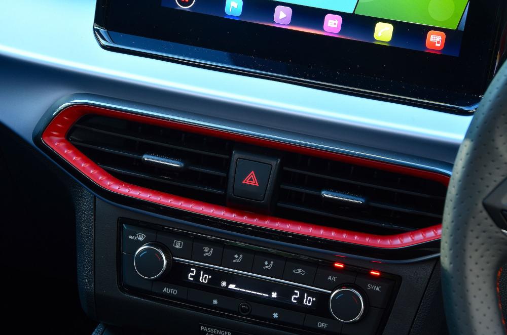 Seat Ibiza air-con controls