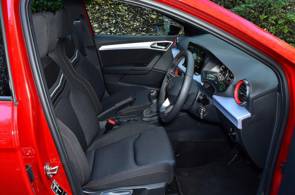 Seat Ibiza front seats