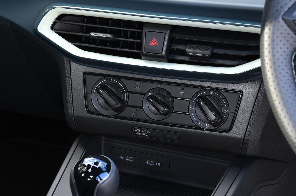 Seat Ibiza interior detail