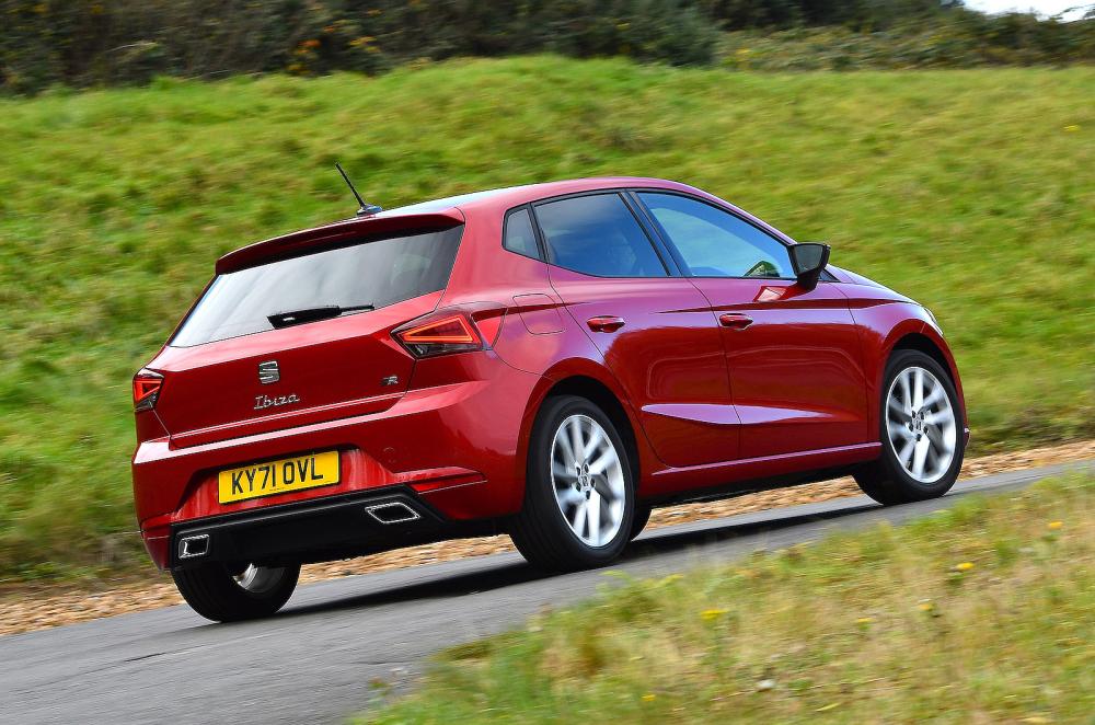 Seat Ibiza rear cornering