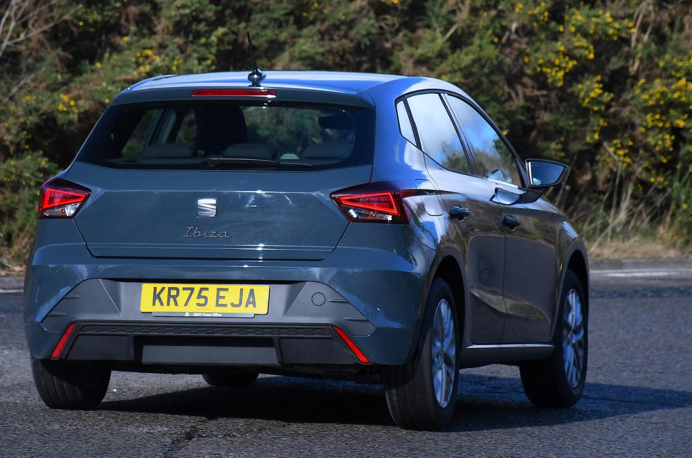 Seat Ibiza rear cornering