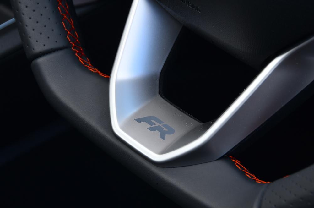 Seat Leon steering wheel detail