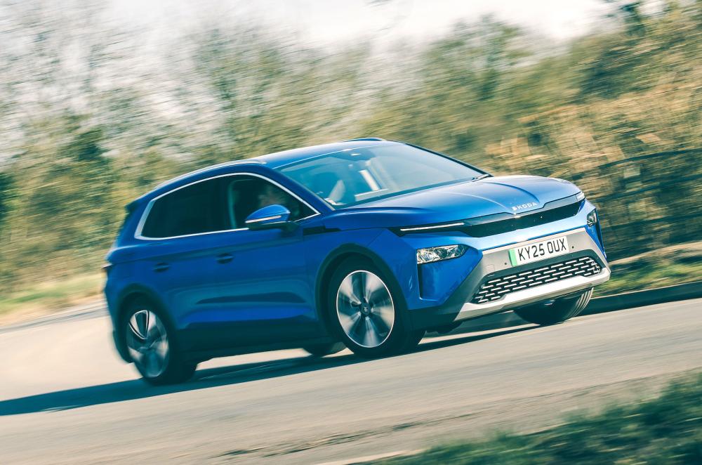 Skoda Elroq front right driving