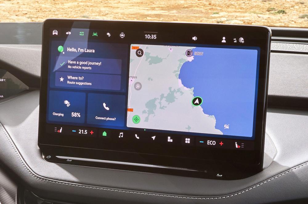 Skoda Elroq infotainment touchscreen