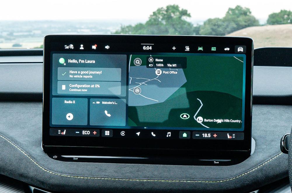 Skoda Enyaq vRS infotainment touchscreen