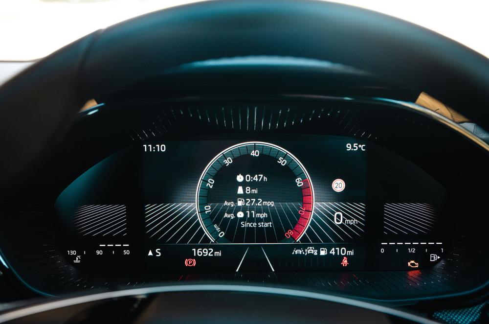 Skoda Fabia driver's display