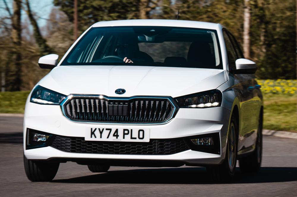 Skoda Fabia front cornering