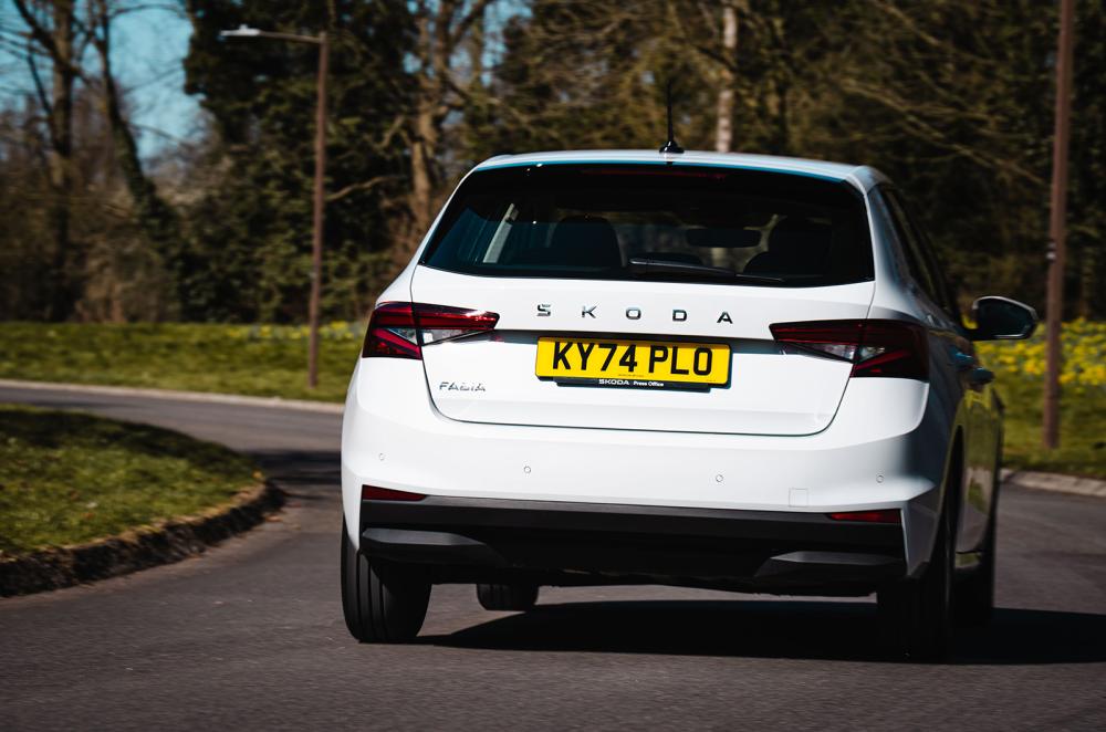 Skoda Fabia rear cornering