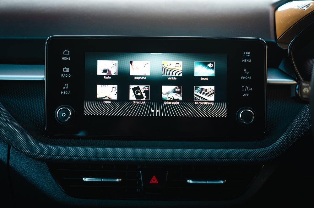 Skoda Fabia touchscreen