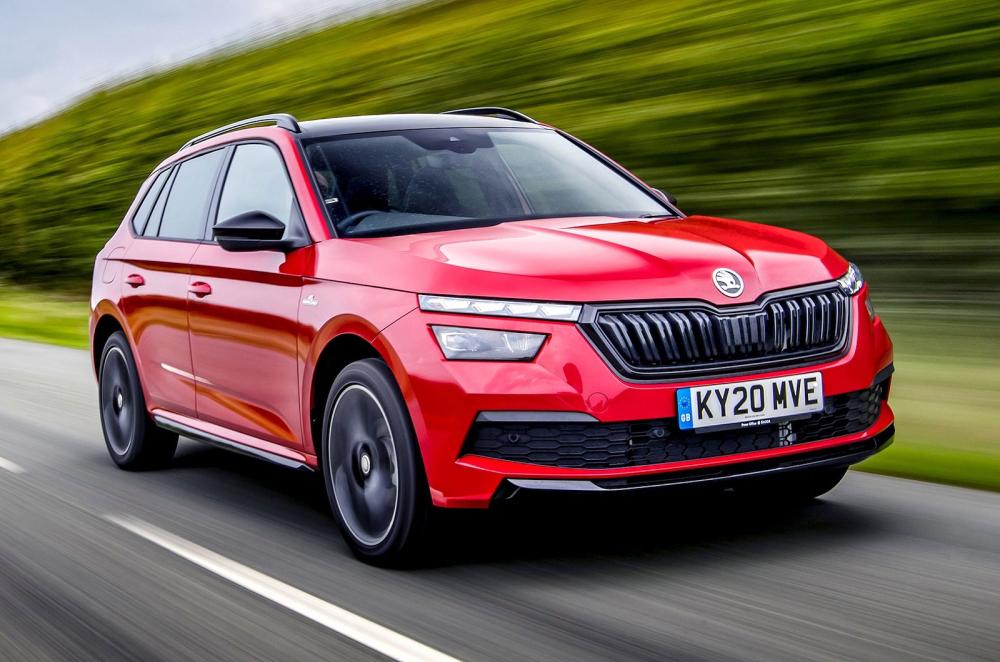 Skoda Kamiq front right driving