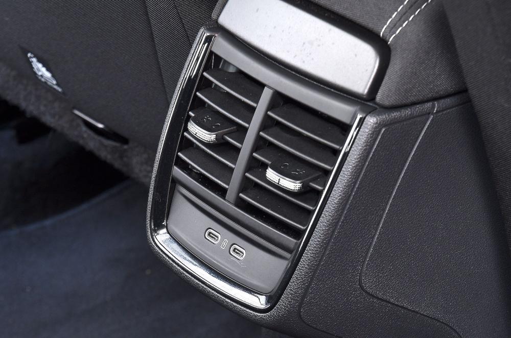 Skoda Kamiq rear interior vents