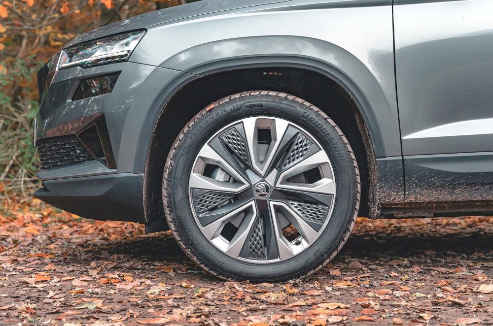 Skoda Karoq alloy wheel detail