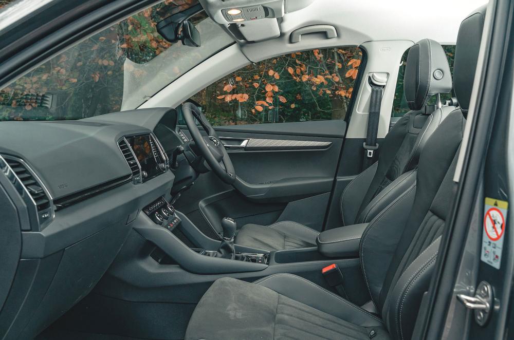 Skoda Karoq interior front seats