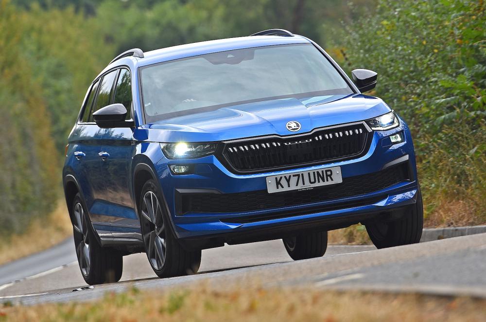 Skoda Kodiaq front right driving