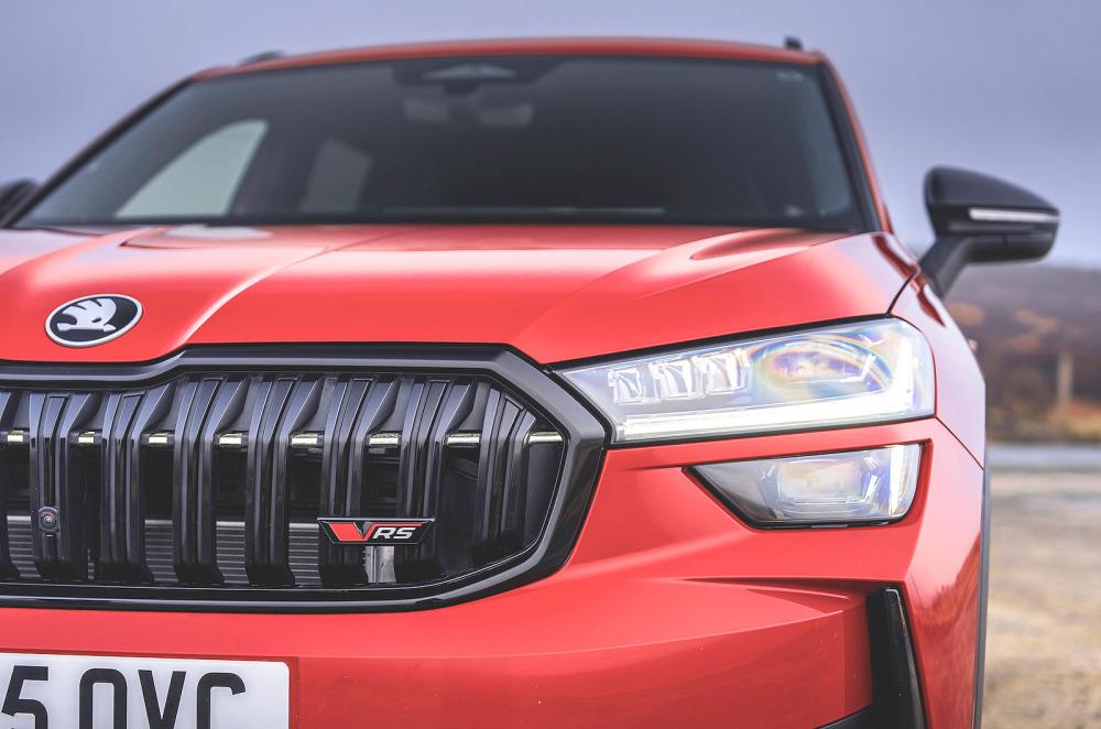 Skoda Kodiaq vRS headlights