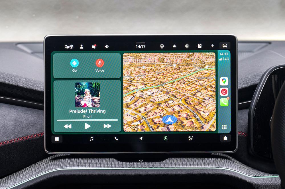 Skoda Kodiaq vRS infotainment touchscreen