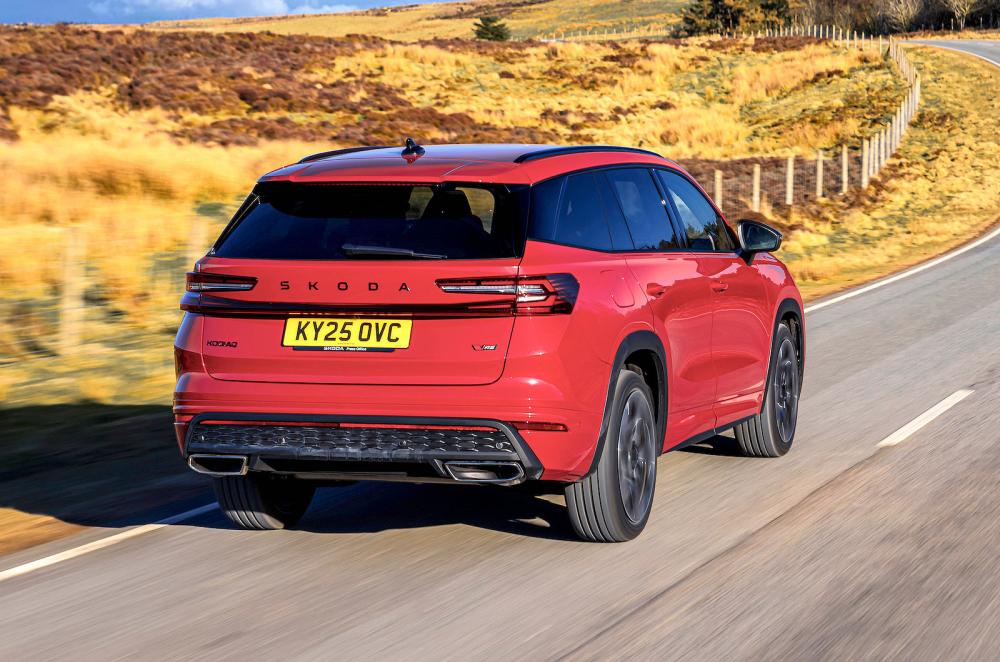 Skoda Kodiaq vRS rear right driving
