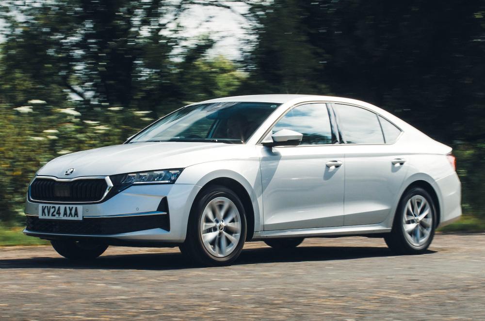 Skoda Octavia left driving