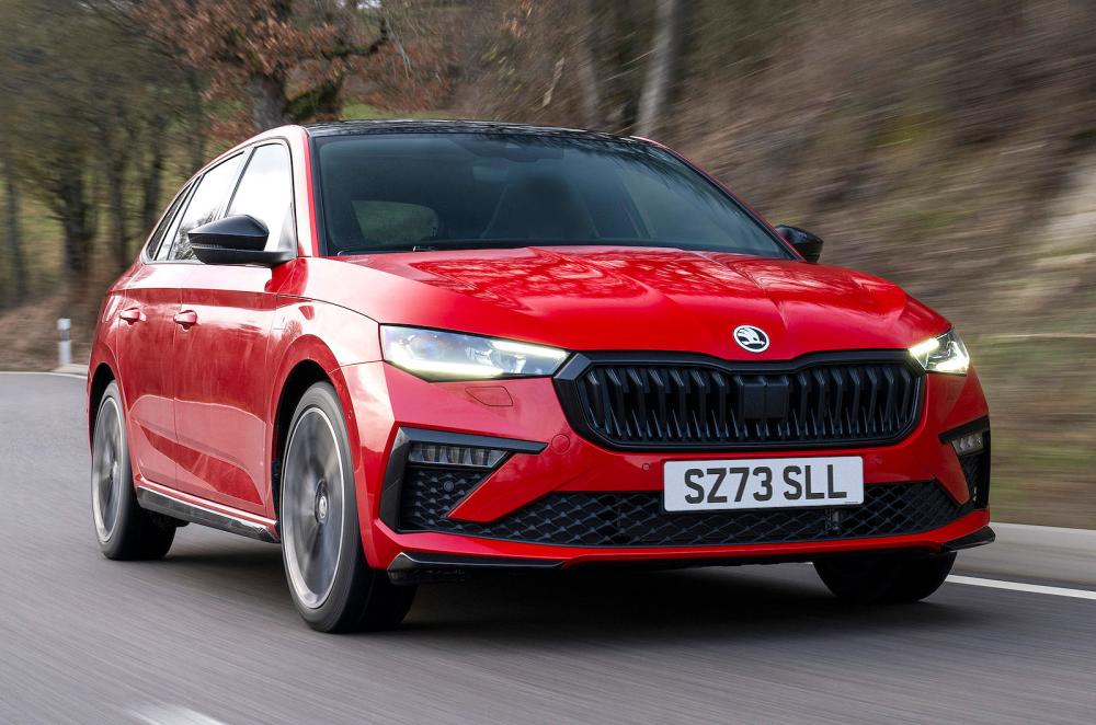 Skoda Scala front driving