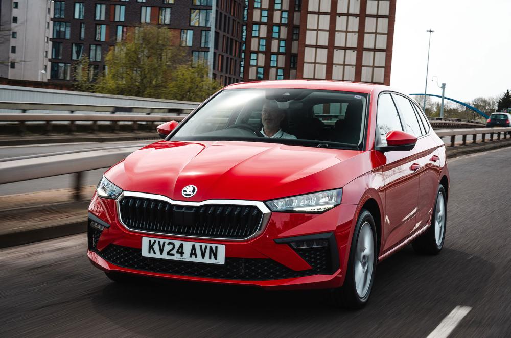 Skoda Scala front left driving