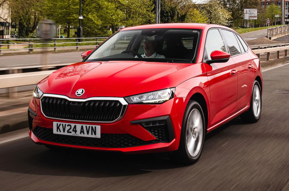 Skoda Scala front left driving