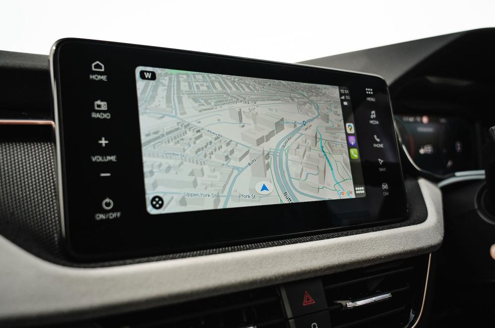 Skoda Scala infotainment touchscreen