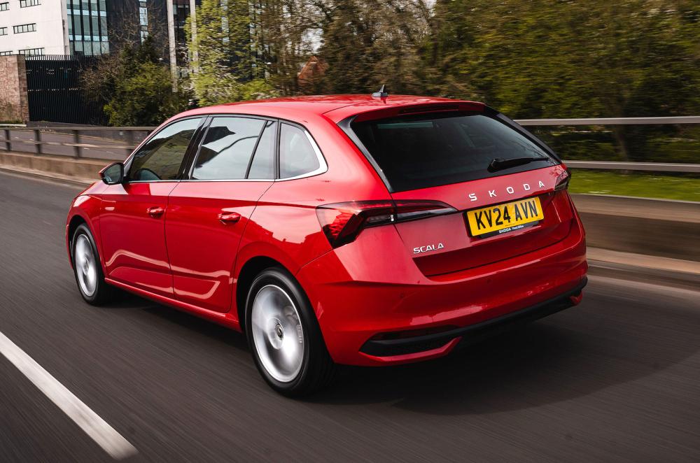 Skoda Scala rear left driving