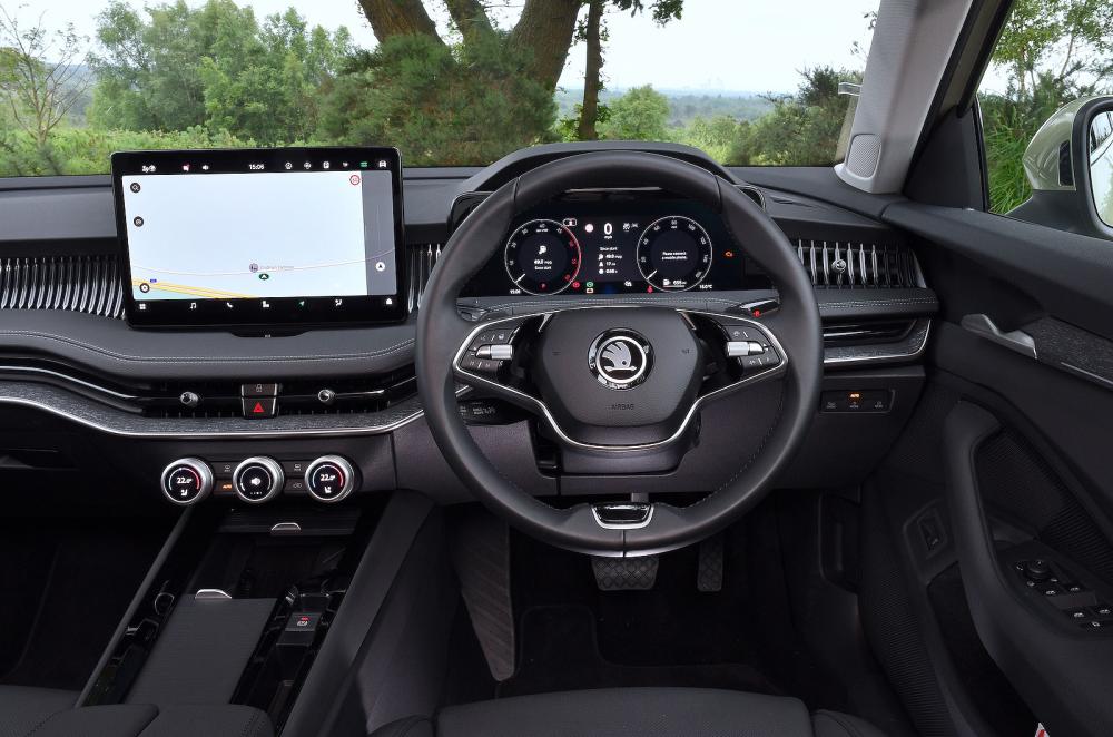 Skoda Superb Estate dashboard