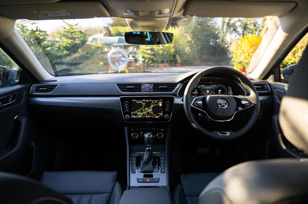 Skoda Superb Estate interior dashboard