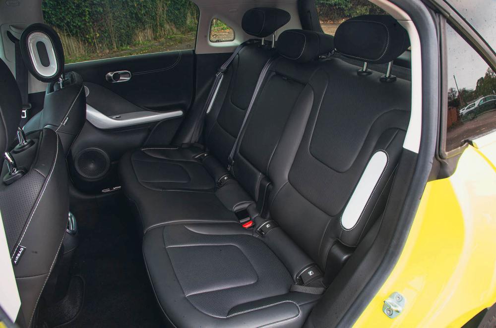 Smart #1 interior back seats