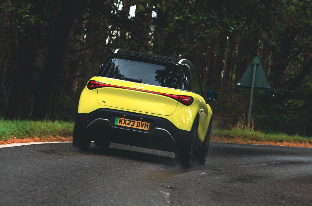 Smart #1 rear cornering