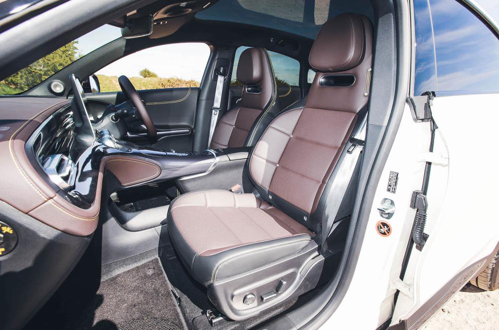 Smart #3 interior front seats