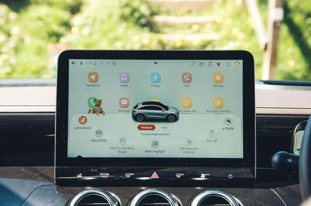 Smart #3 infotainment touchscreen