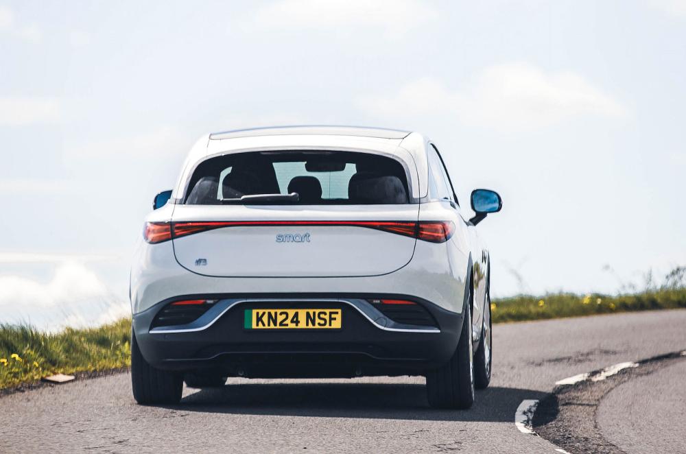 Smart #3 rear cornering