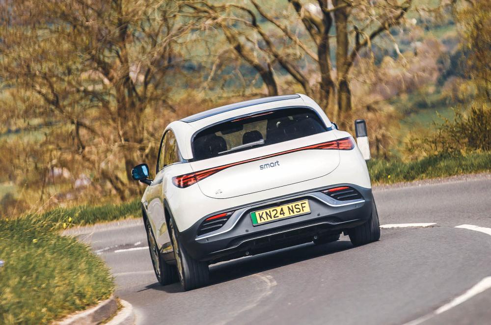 Smart #3 rear cornering