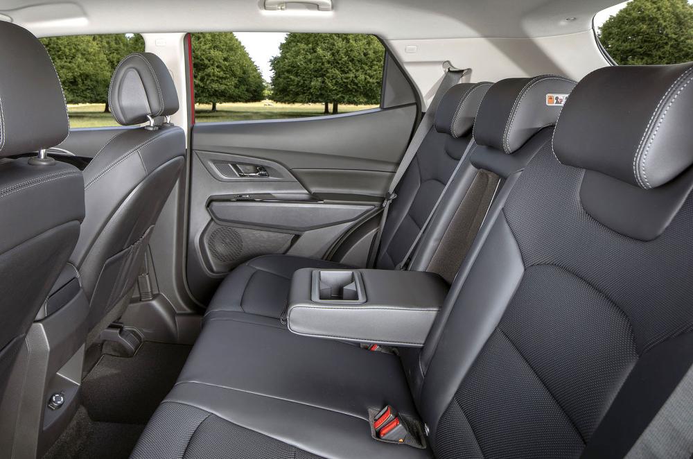 Ssangyong Korando interior back seats